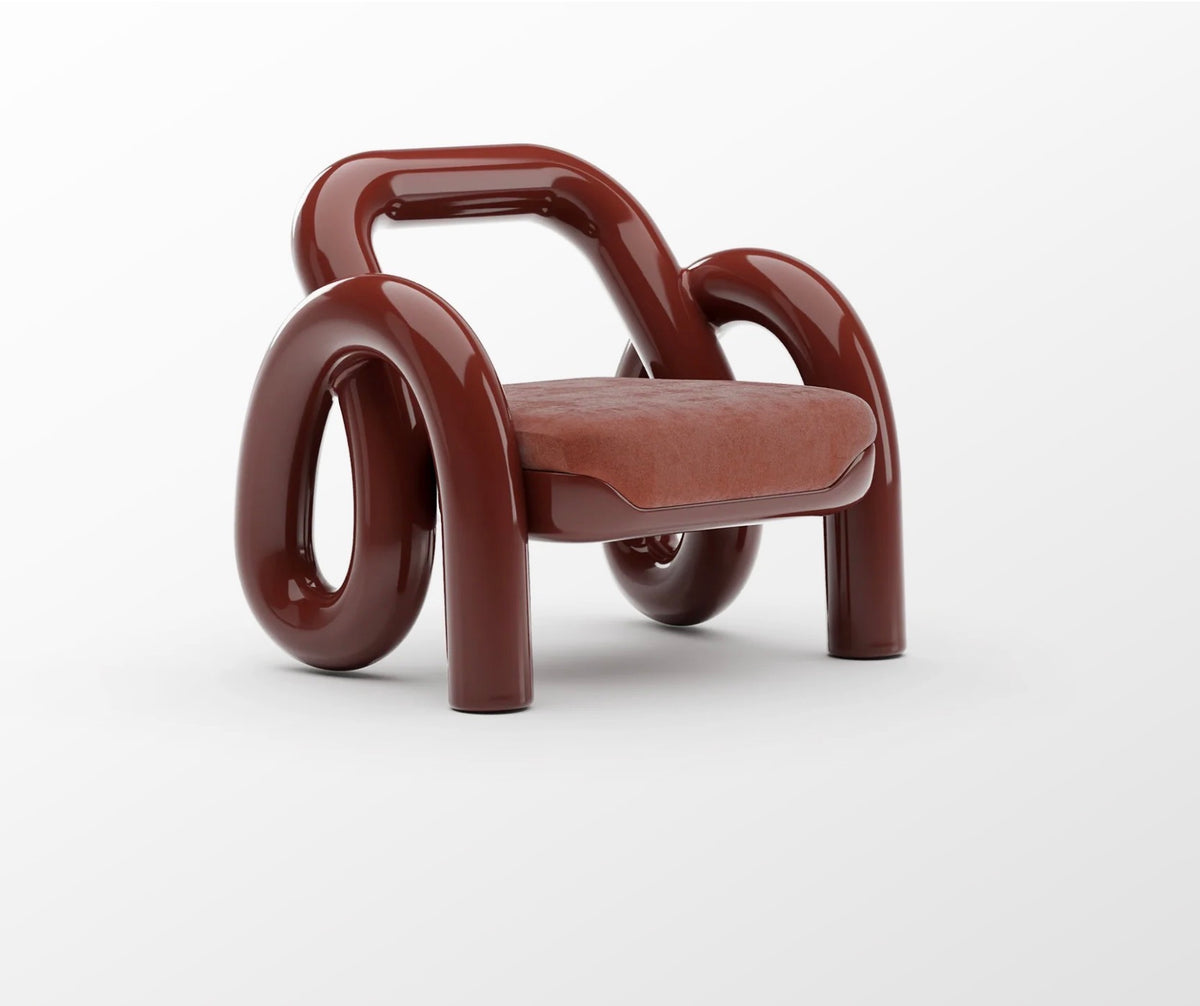 Gelee Sculptural Accent Chair by Caracole