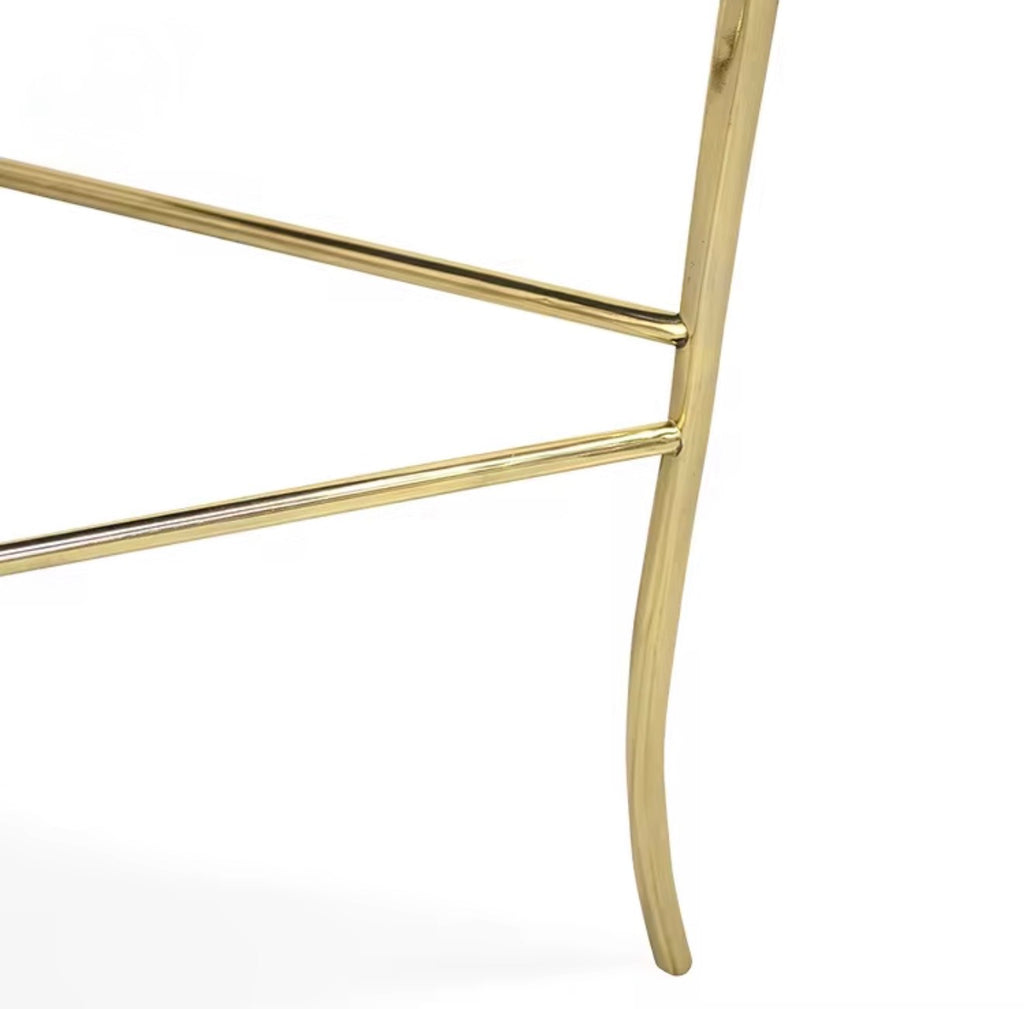 Casa Milano – Aurelia Gold Bar Stool (Set of 2)