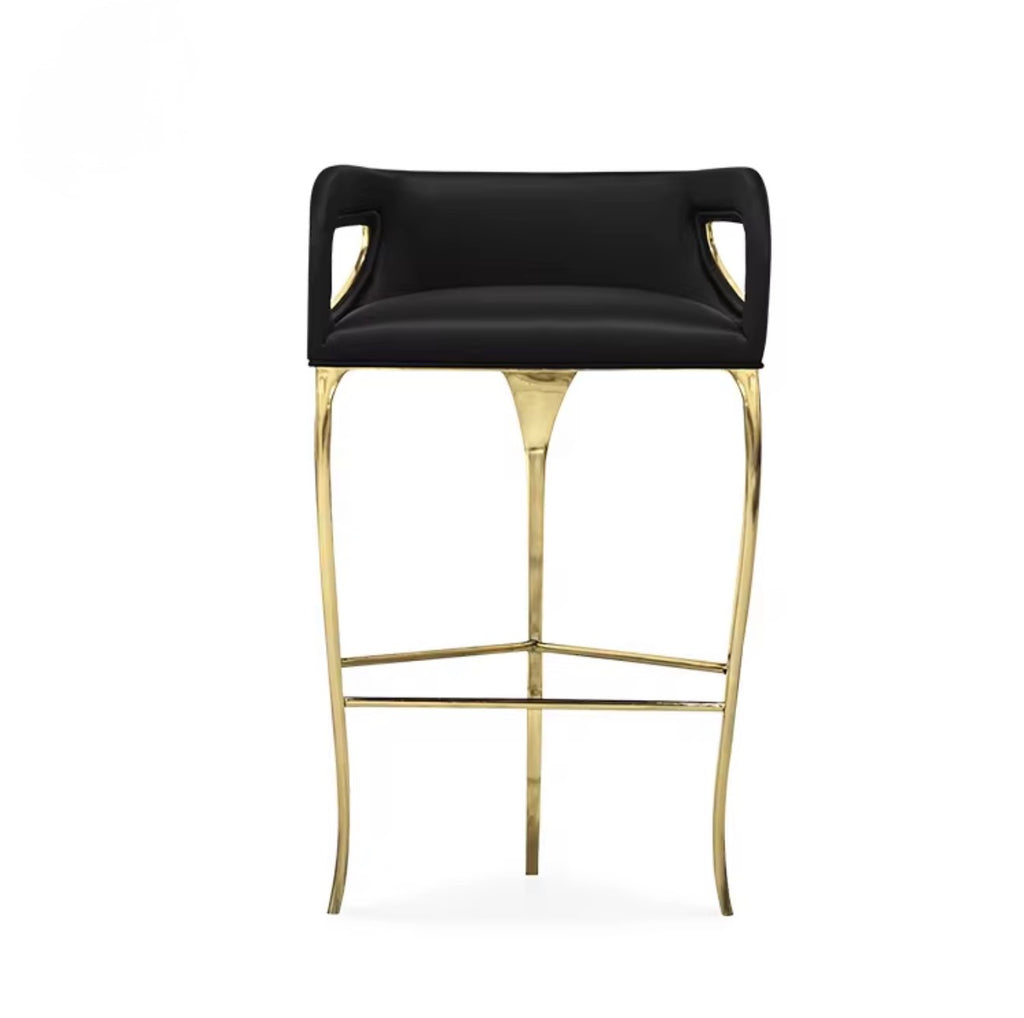 Casa Milano – Aurelia Gold Bar Stool (Set of 2)