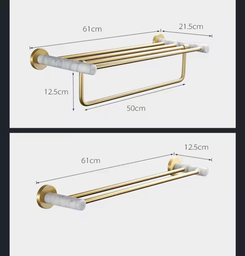 Lora 6-Piece Bathroom Hardware Set