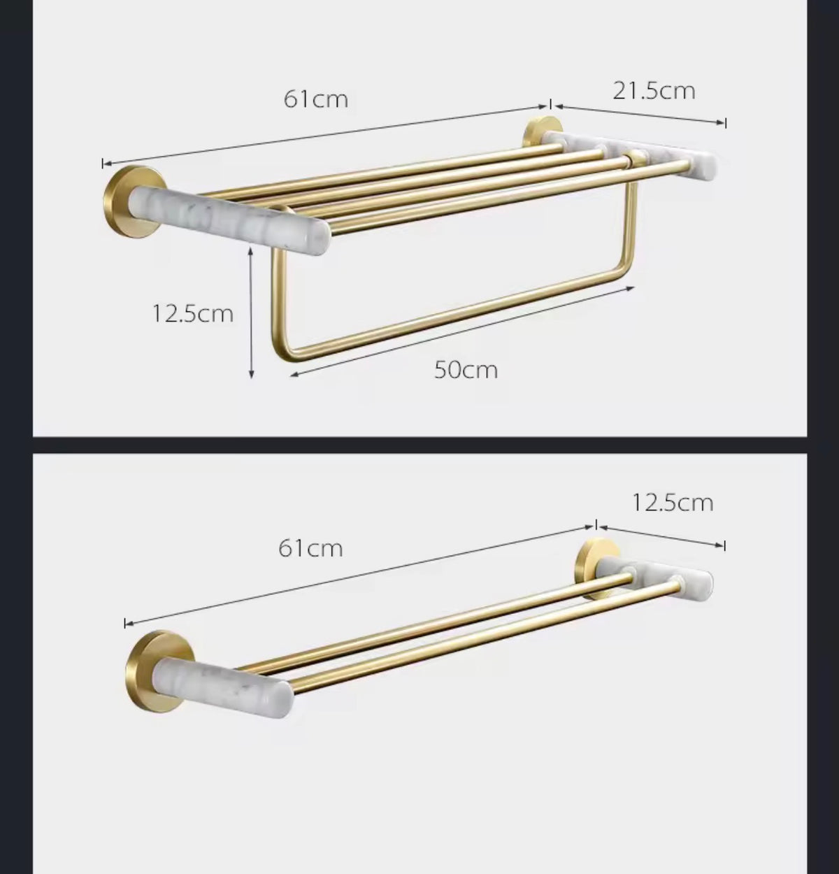 Lora 6-Piece Bathroom Hardware Set
