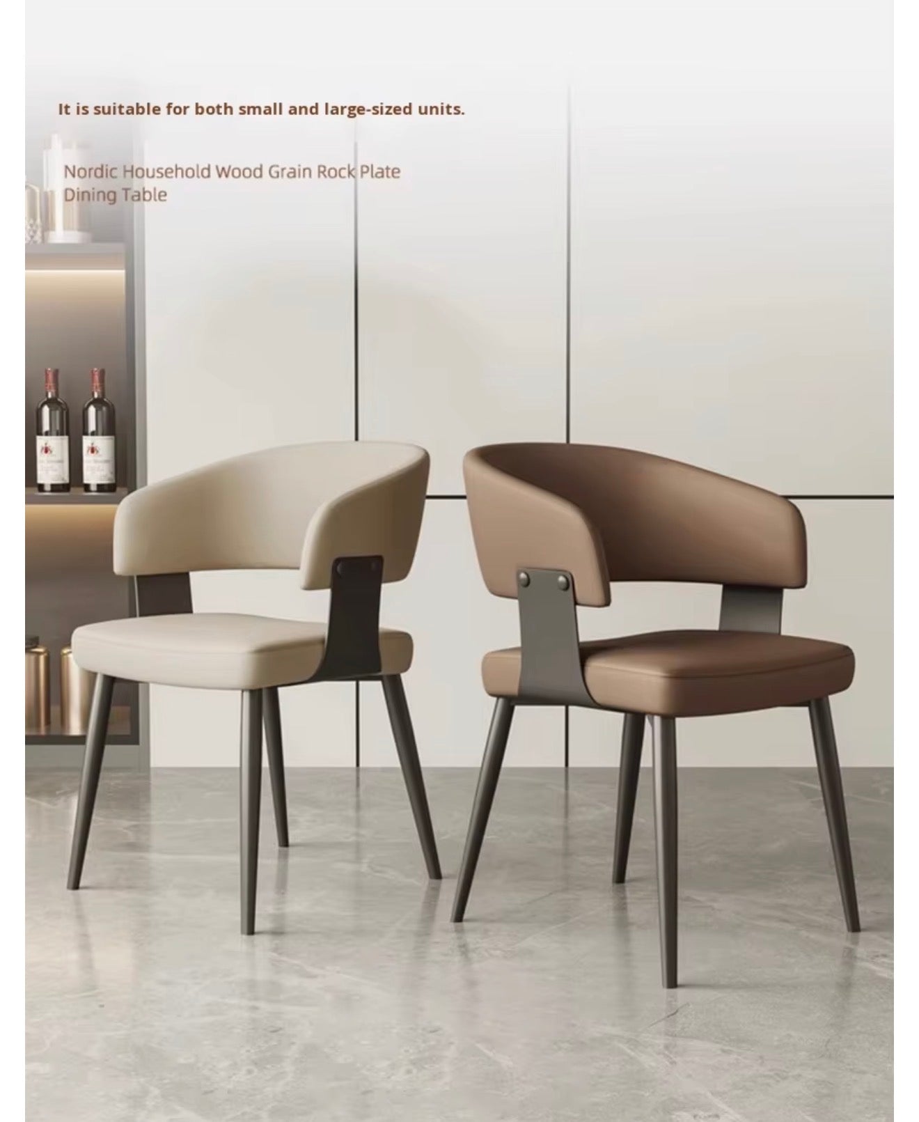 Casa Milano Aurelio Italian Dining Chair – Set of 2