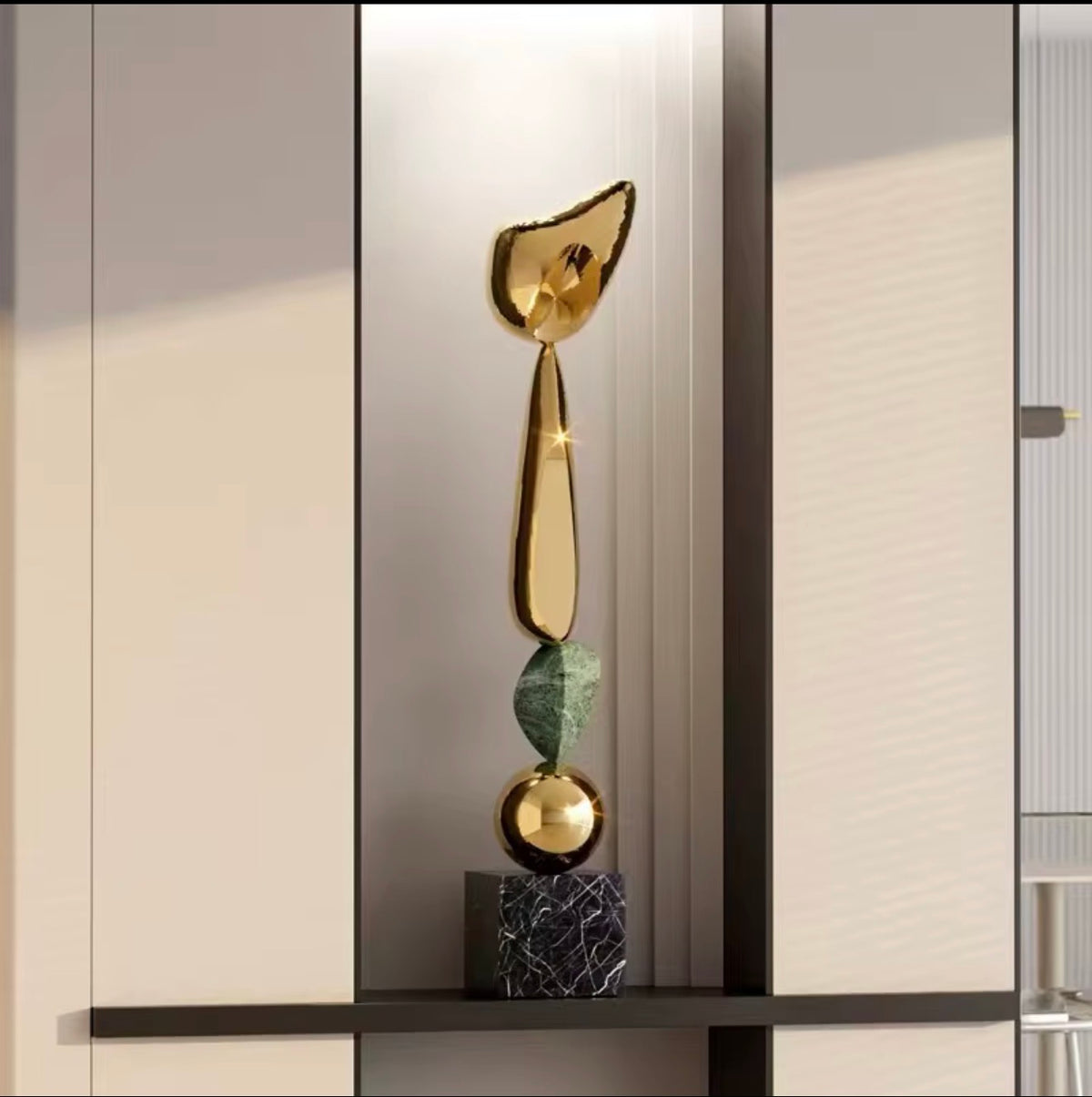 Solenne Abstract Floor Sculpture