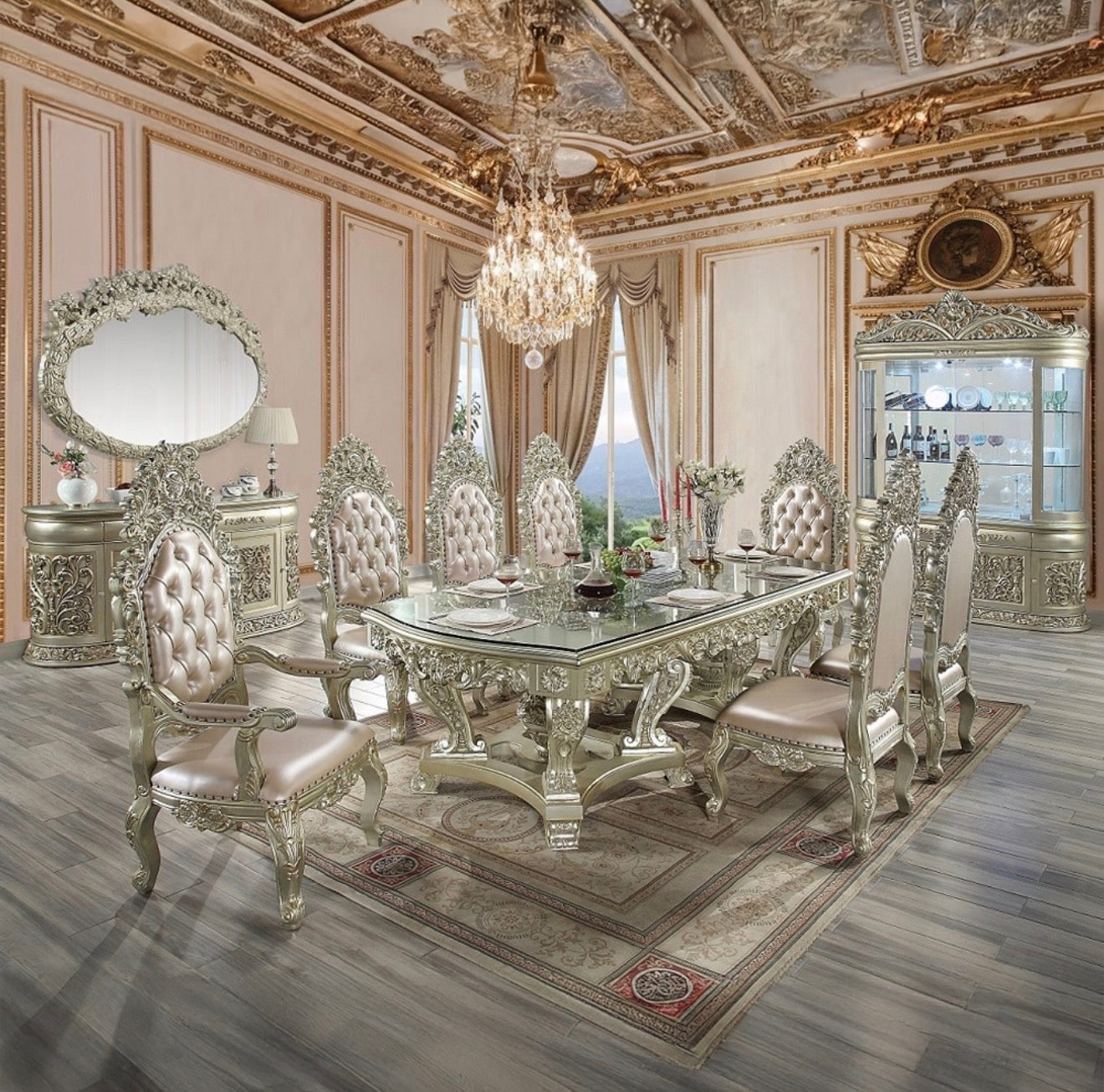 Venetian Crown 10-Piece Dining Set by Casa Milano