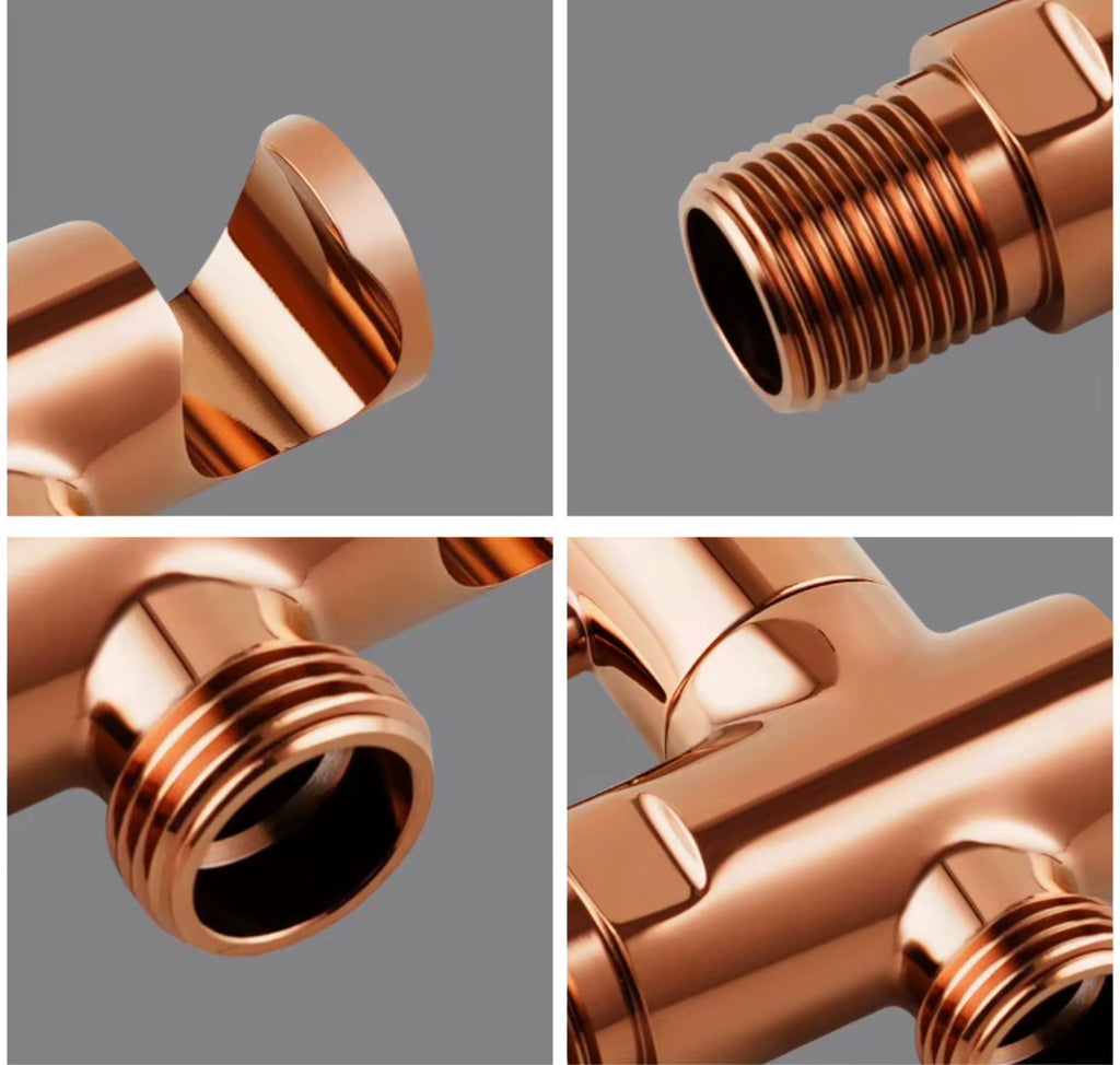 Serafina Rose Gold Brass Wall-Mounted Bidet Sprayer