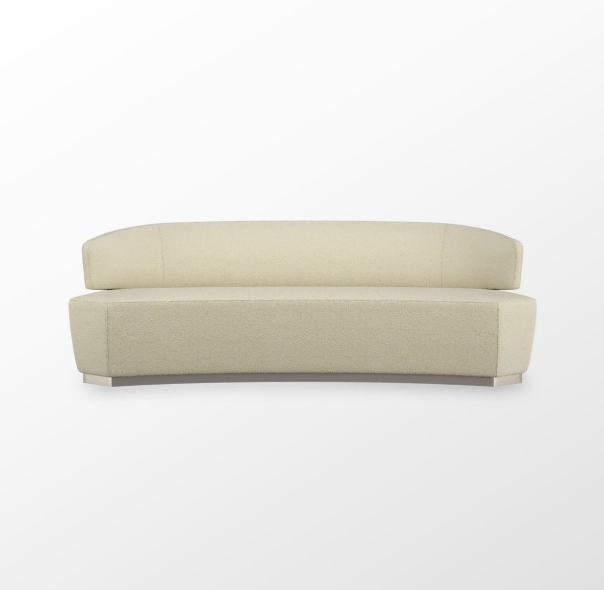 Olympia Oatmeal Curved Sofa