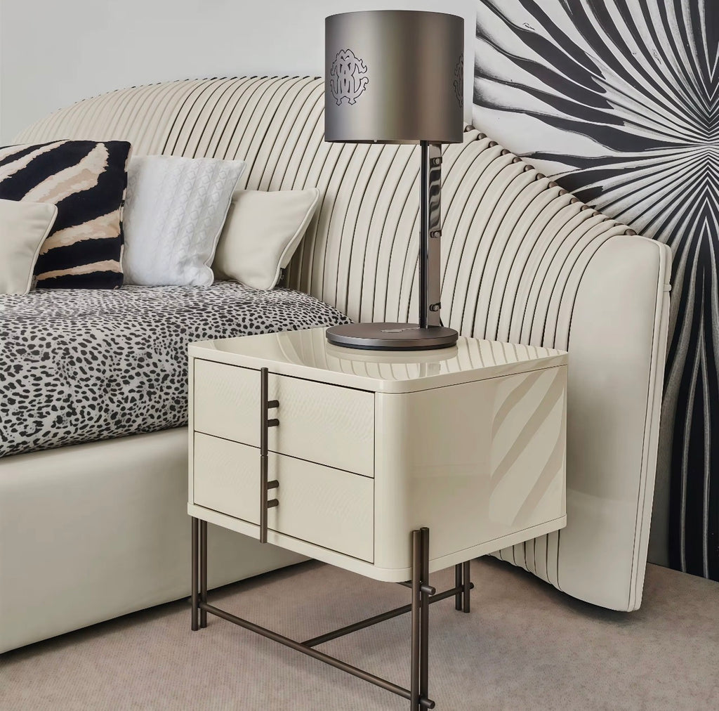 Casa Milano Bellagio™ Italian Light Luxury Wrinkle Velvet Bed – King