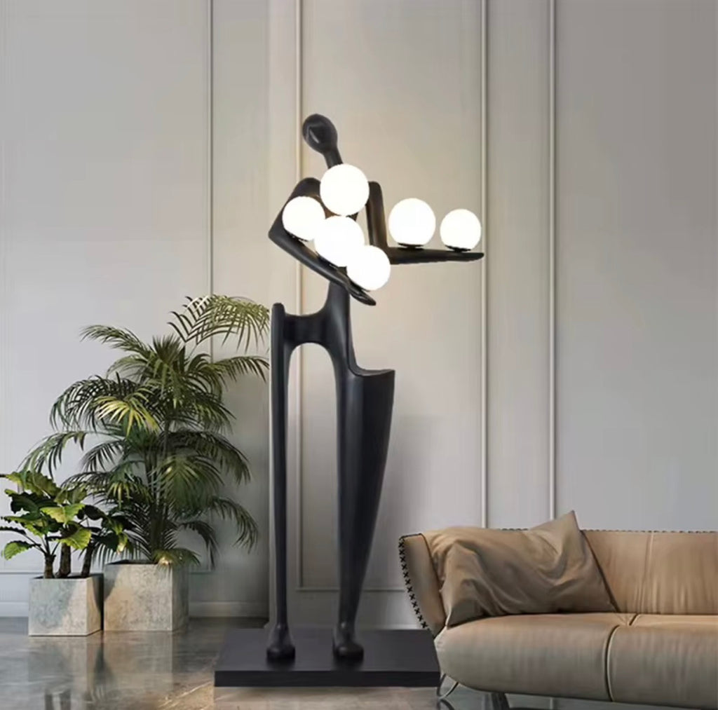 Valente 6-Light Sculptural Floor Lamp