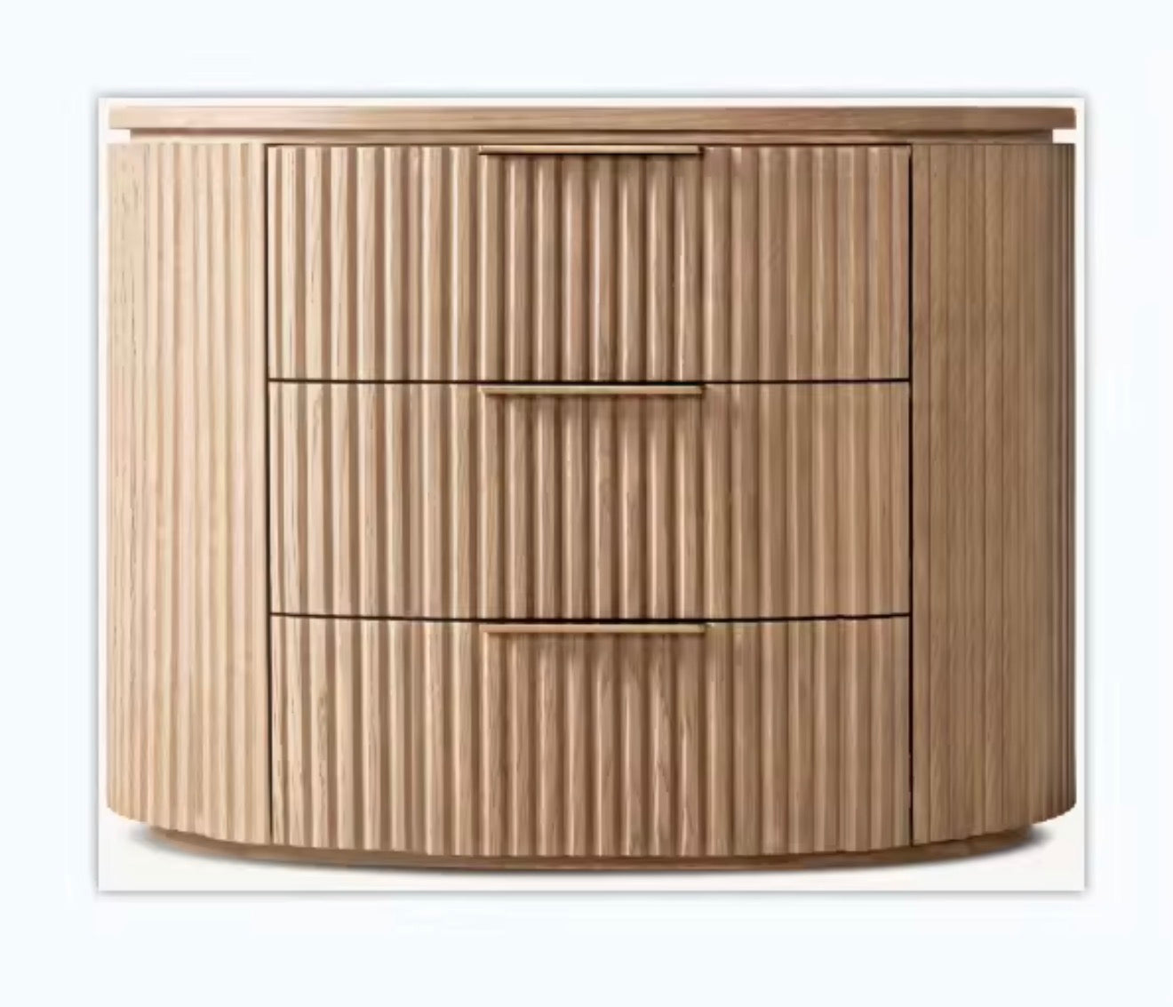 Casa Milano —   Siena Fluted Oak Set of 2
