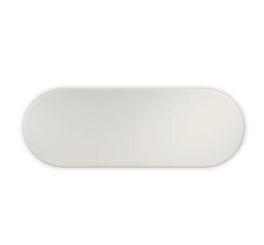 Casa Milano – Caracole Love Oval Extendable Dining Table (Matte Pearl)