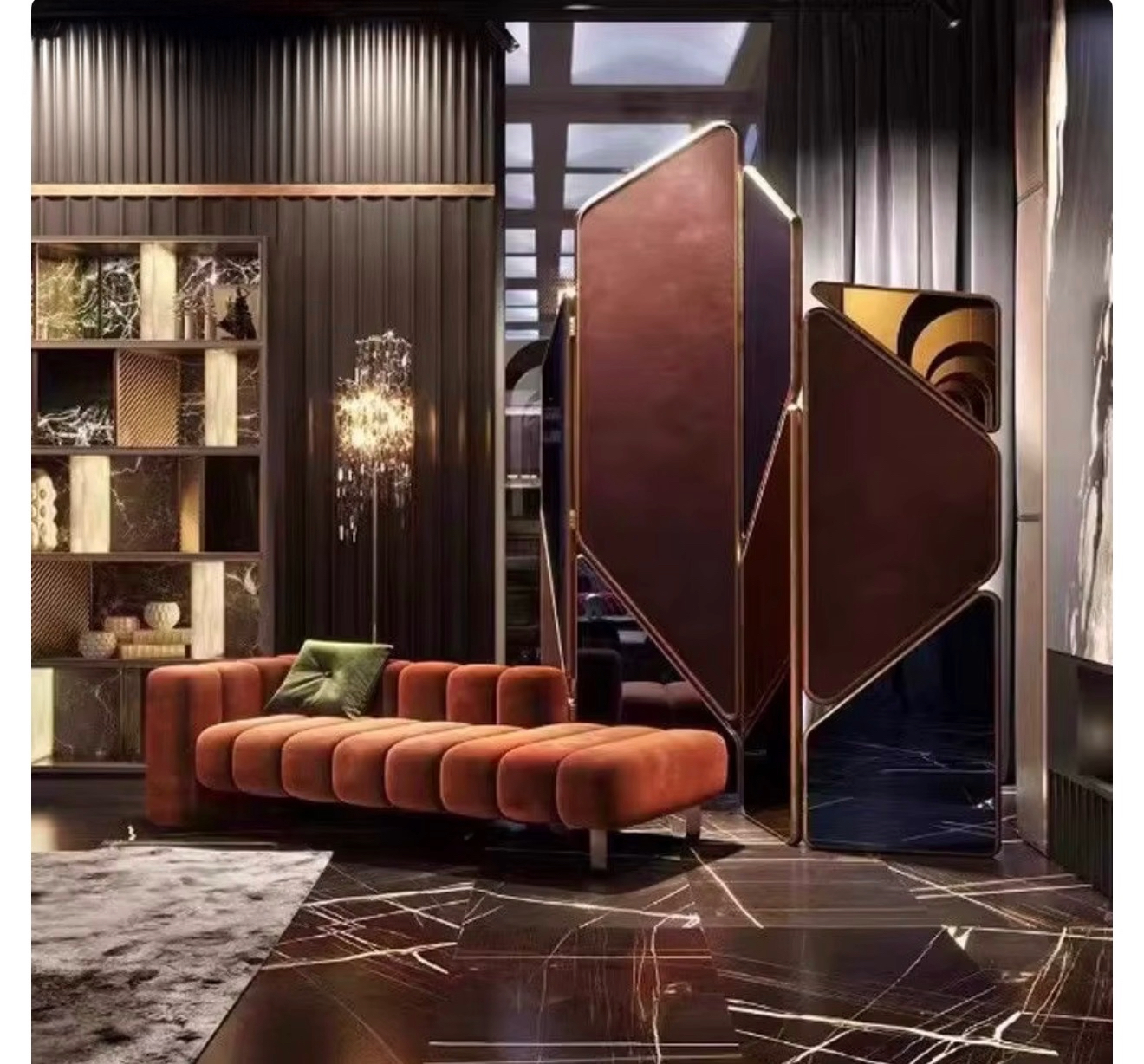 Casa Milano – Milano Sculptural Curved Lounge Sofa