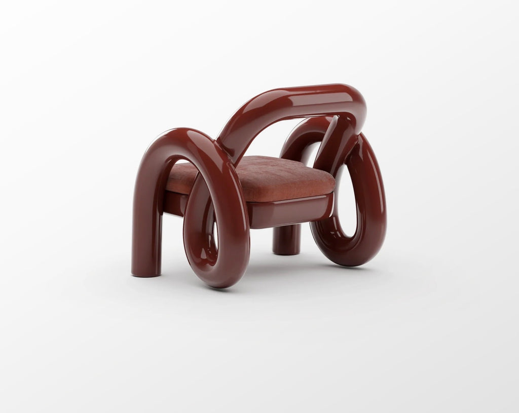 Gelee Sculptural Accent Chair by Caracole