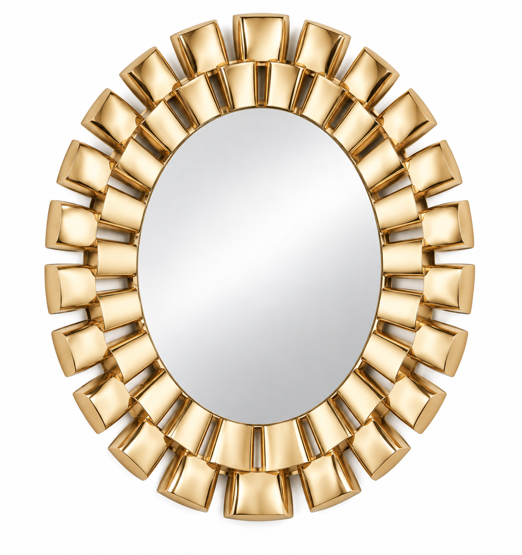 GIANNA SCULPTURAL SUNBURST MIRROR