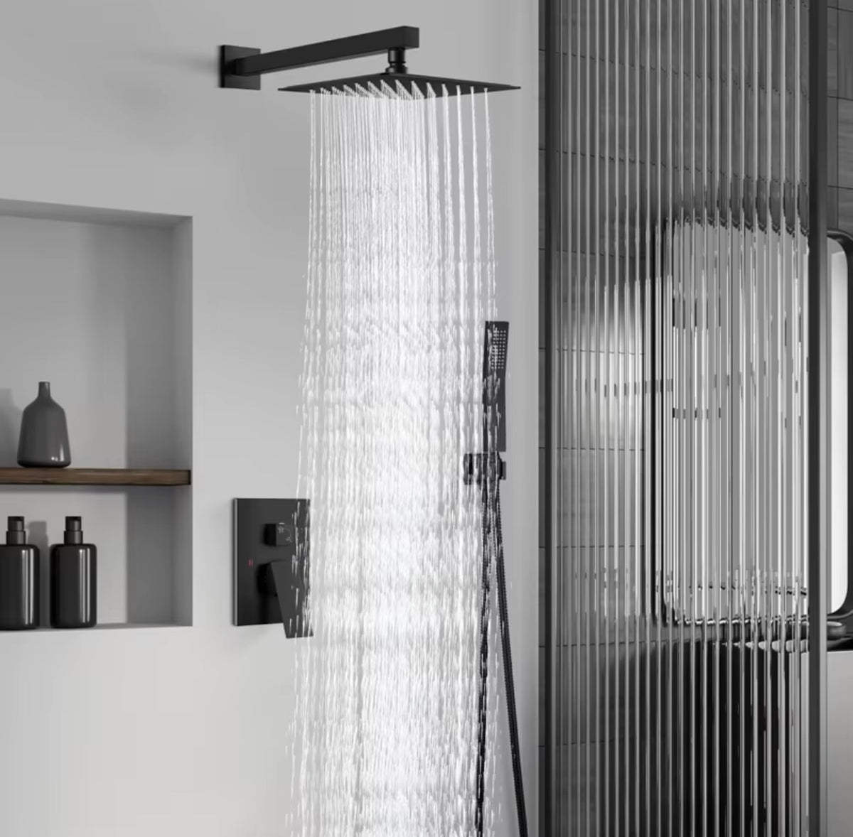 Siena Concealed 12.”Square Rain Shower System