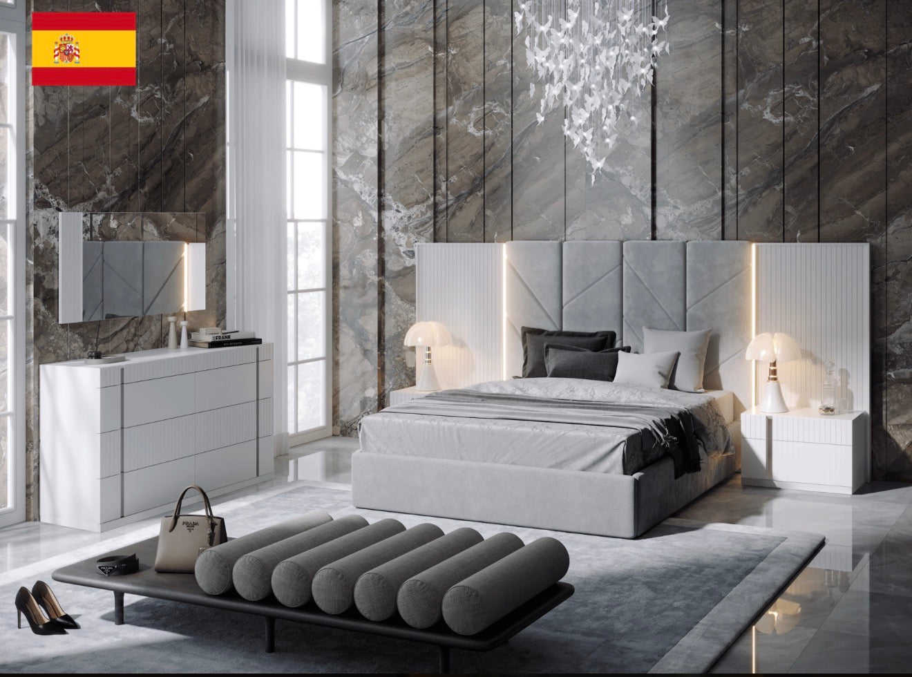 Casa Milano – Helen Luxury Bed with LED Light