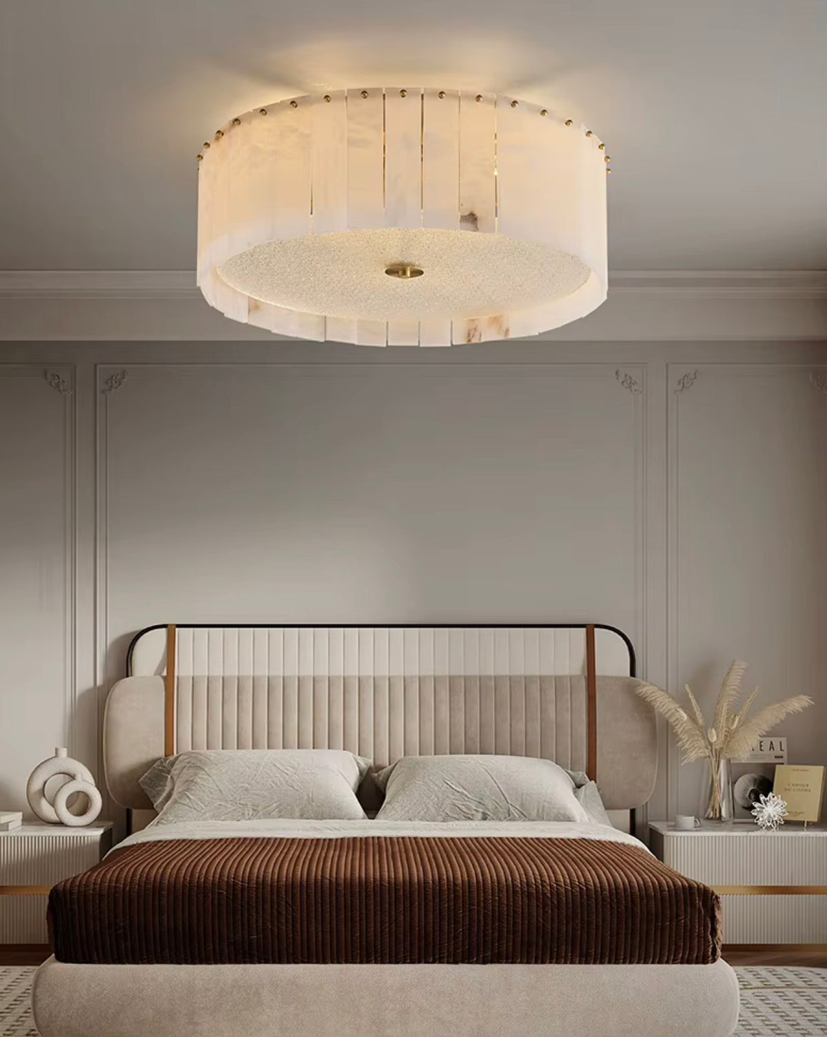 Elysian Alabaster Flush Mount