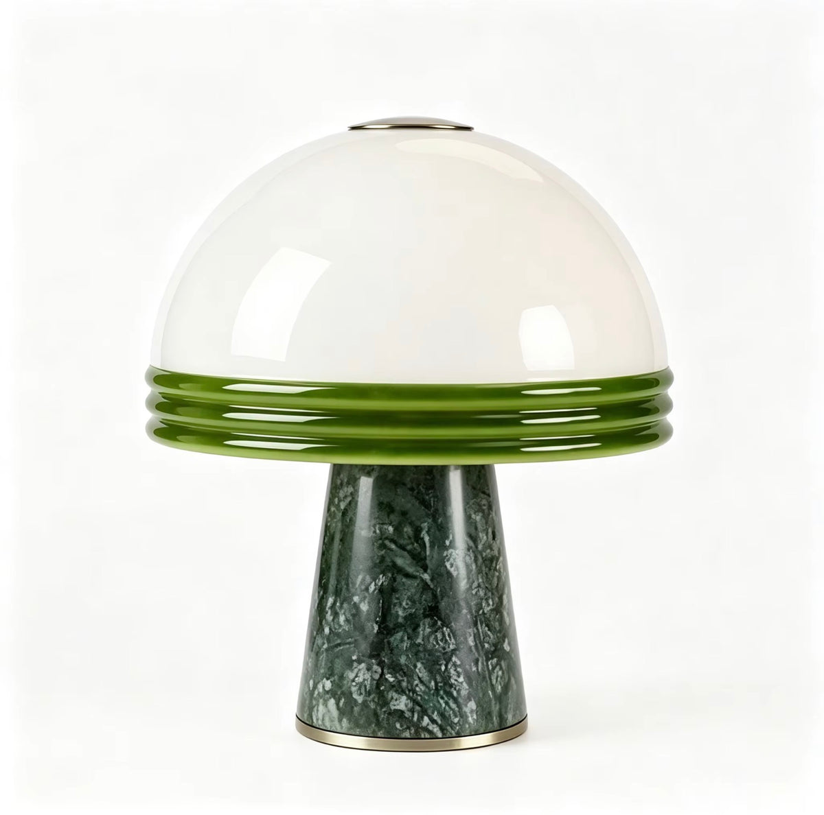 Vittoria Verde Marble Mushroom Table Lamp