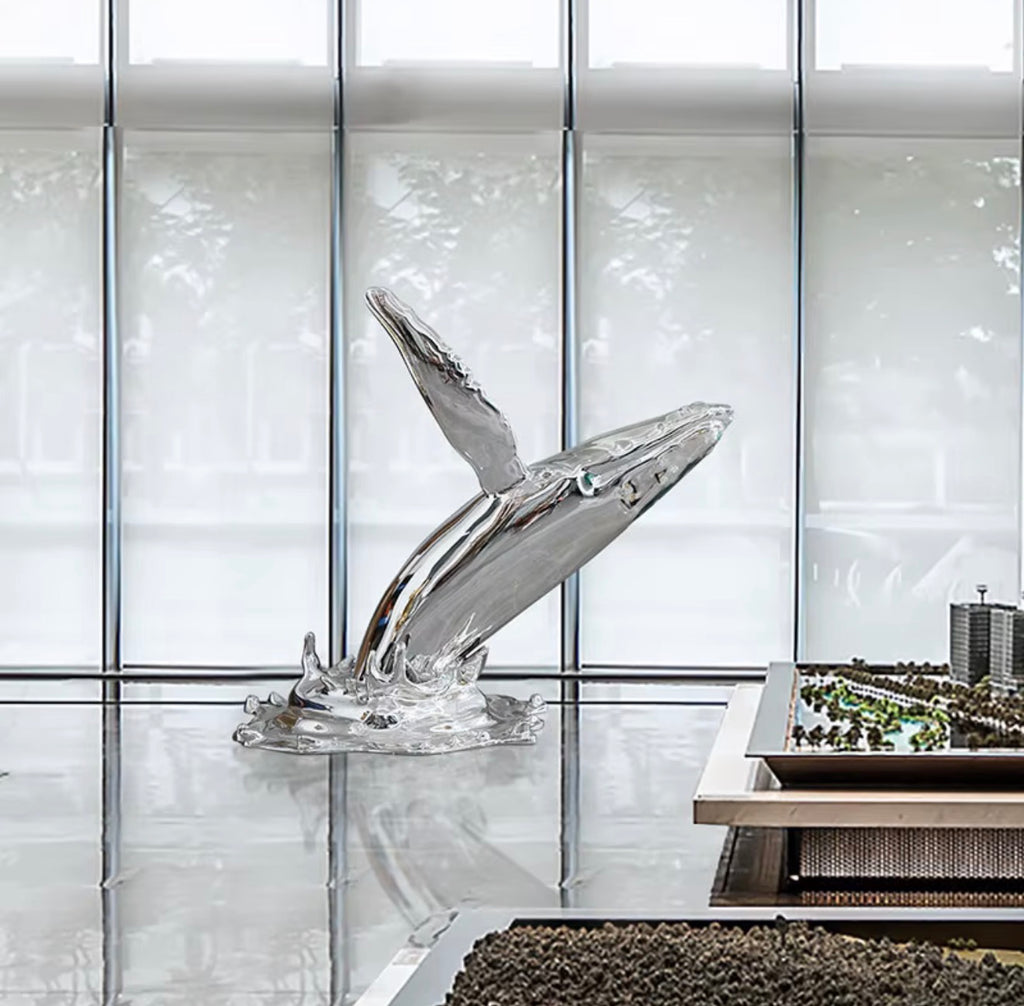 Ocean Rise Whale Sculpture