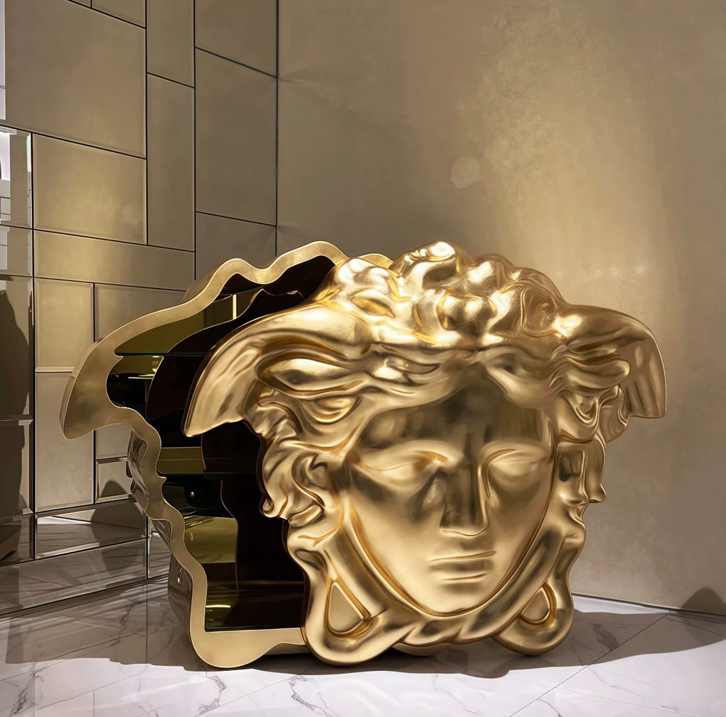 Casa Milano – Aurelio Medusa Gold Cabinet