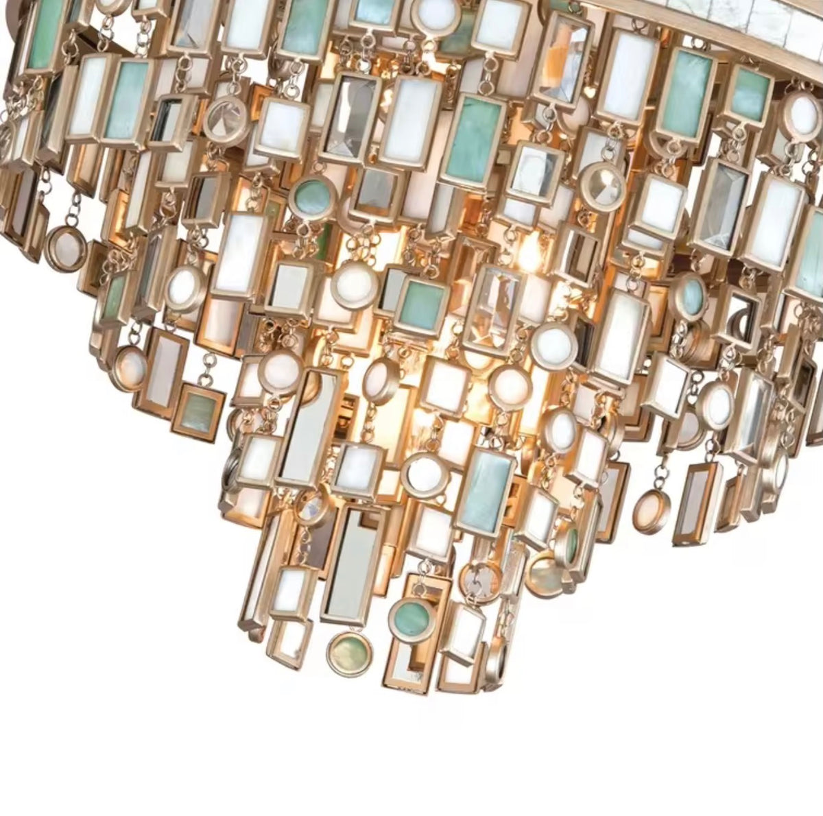 Capiz Seashell Flush Mount Ceiling Light