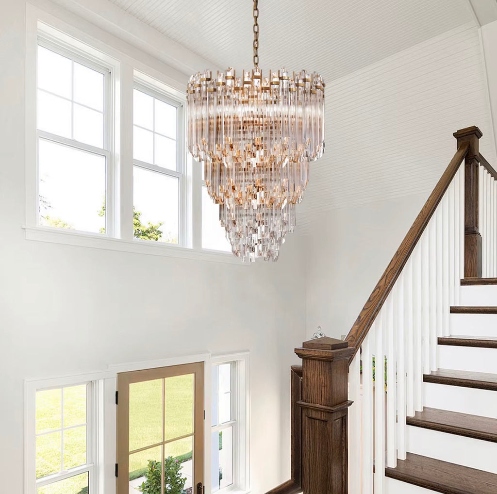 Adele Three-Tier Waterfall Chandelier