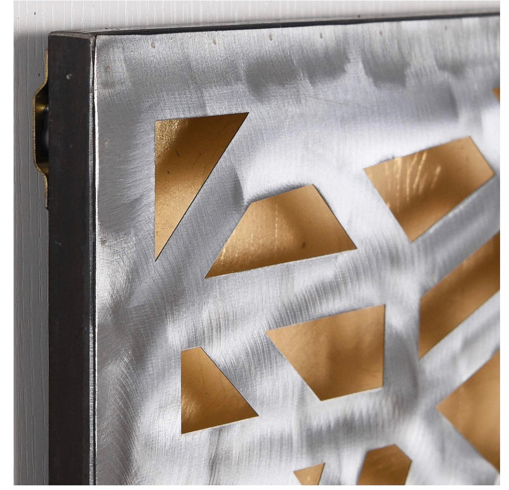 Casa Milano – Gold Enigma Metal Wall Art