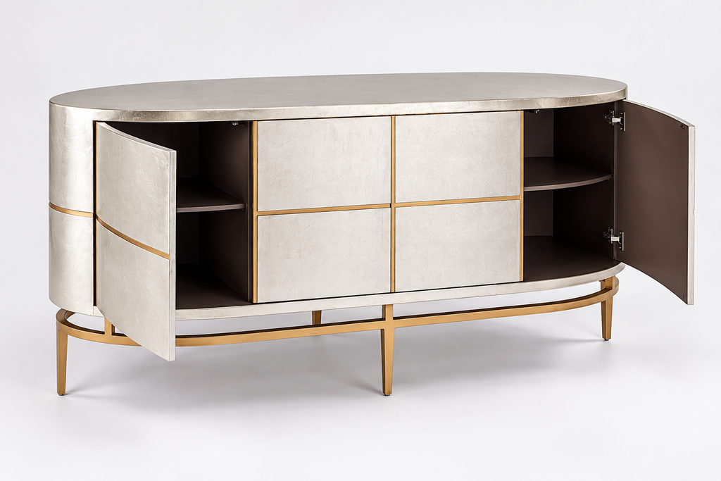 SILVERLEAF OVAL CABINET