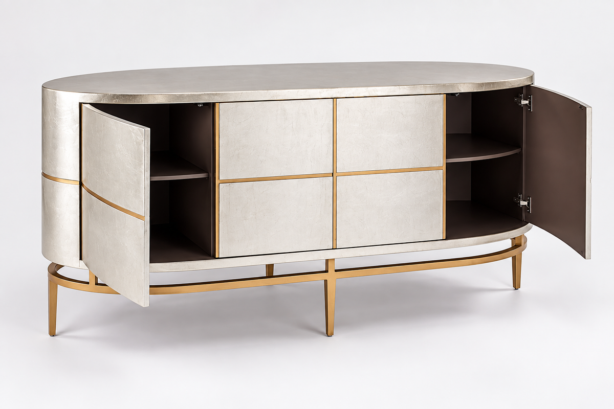 SILVERLEAF OVAL CABINET