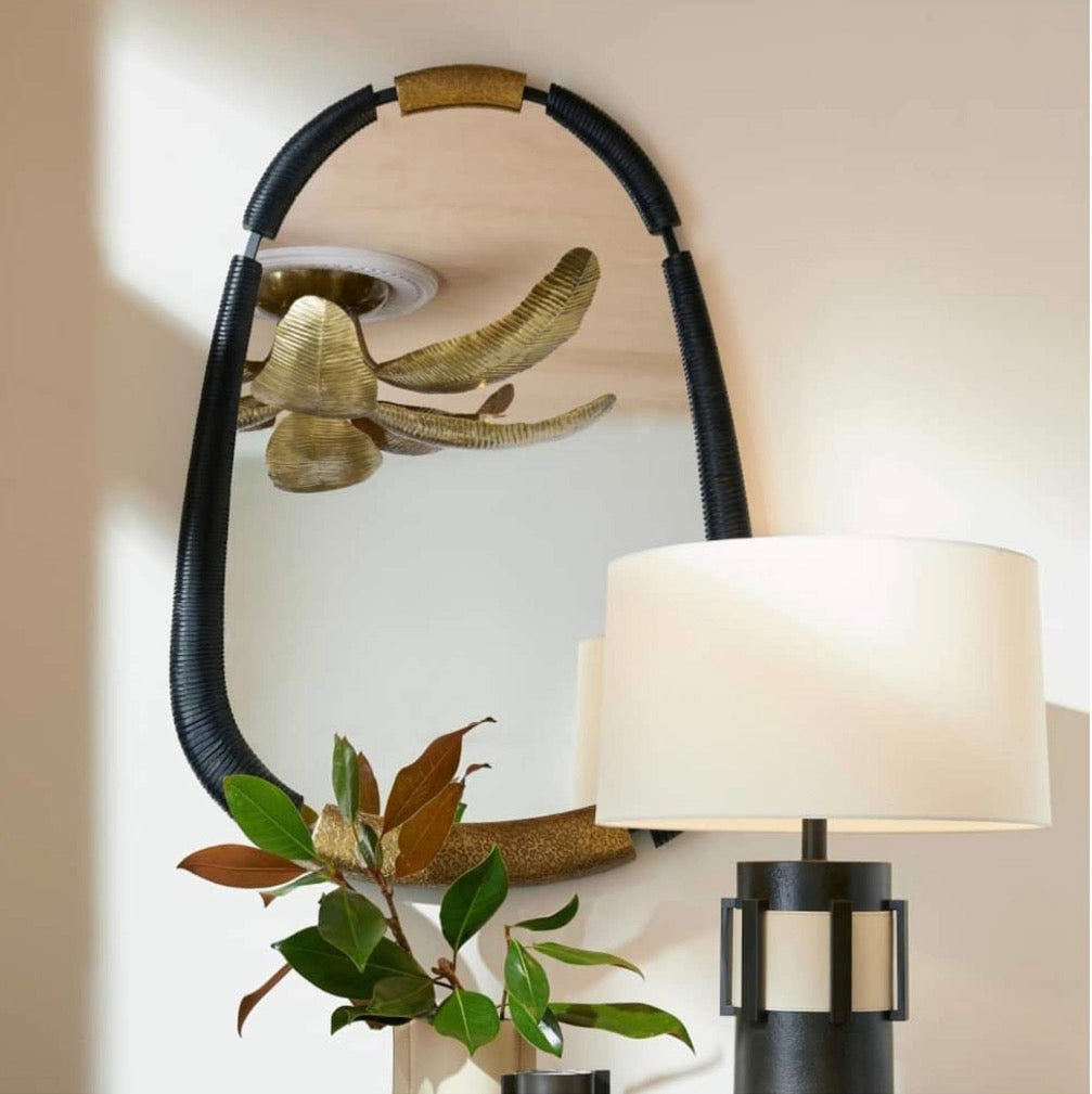 Casa Milano – Hitchcock Ebony Sculptural Mirror