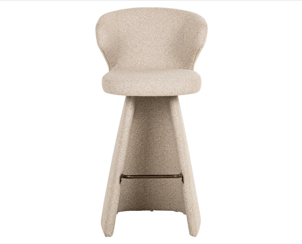 Gatsbi Lovely Cinnamon Upholstered Bar Stool