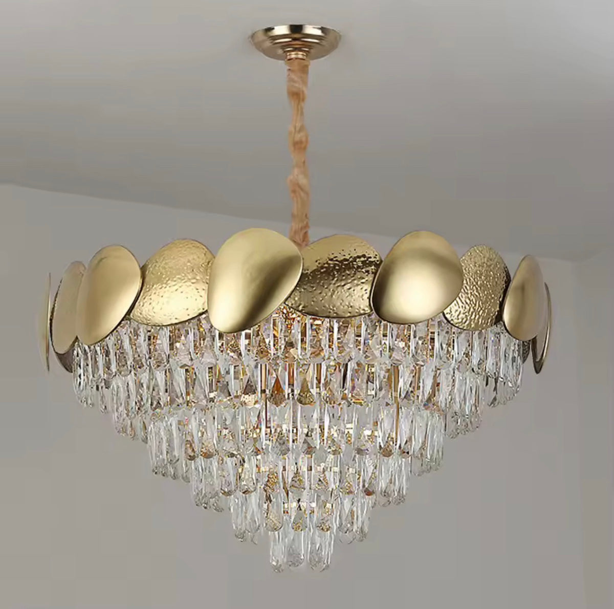 Crystal Cascade Chandelier