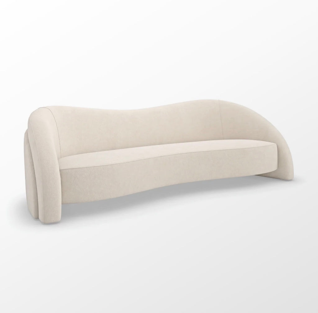 Movement Curved Sofa – Ivory