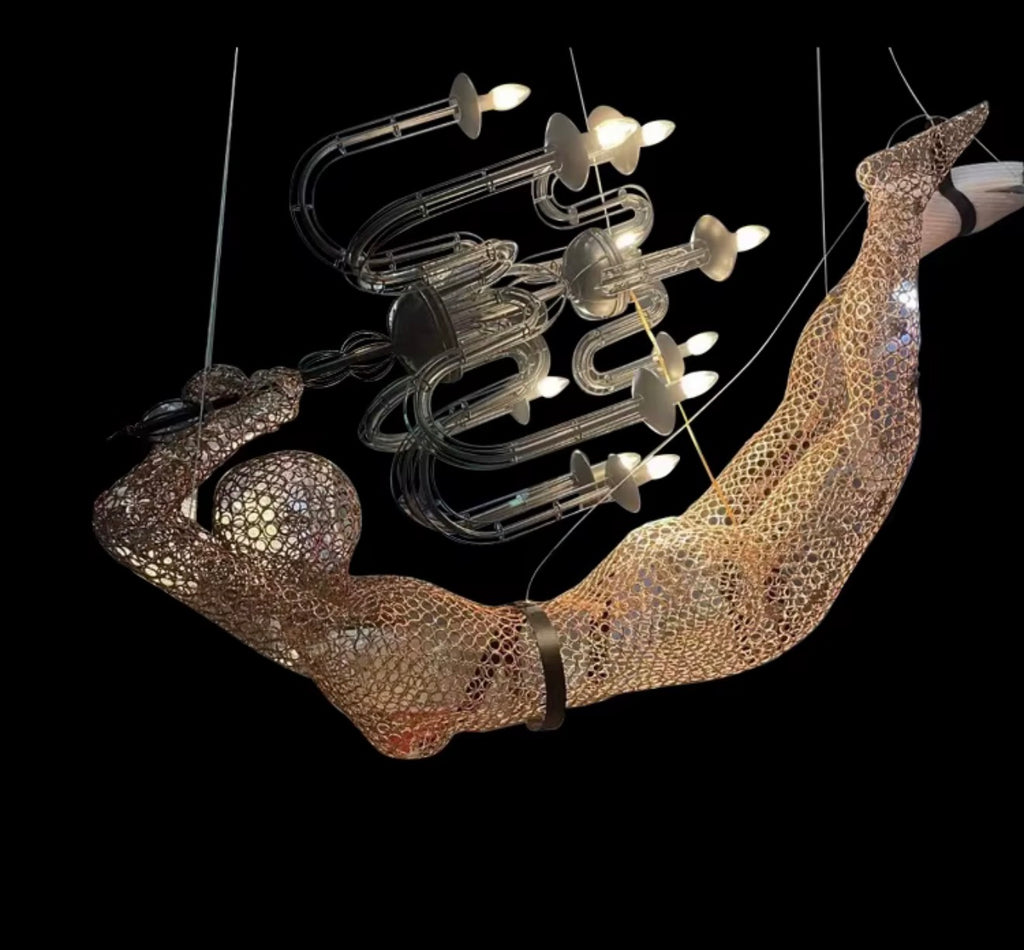 Celestia Floating Muse Sculptural Chandelier