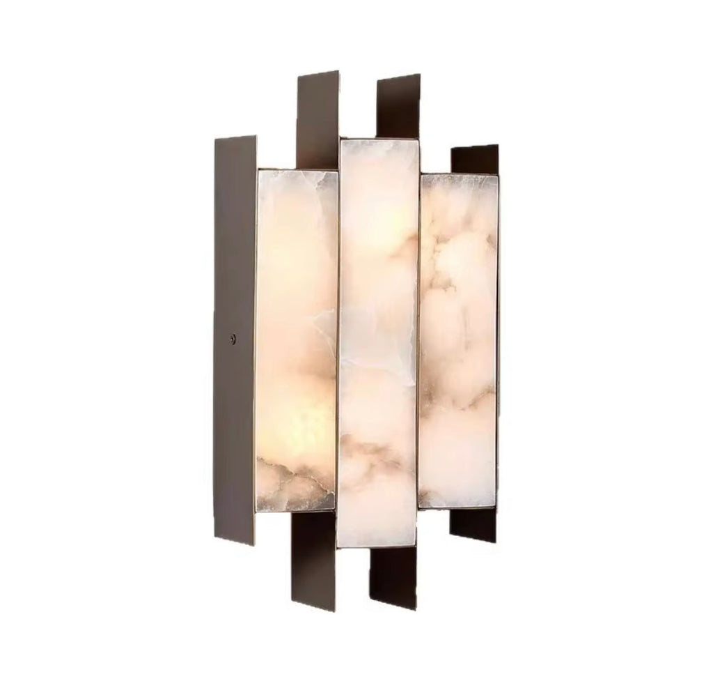 Alessia Architectural Marble Wall Sconce