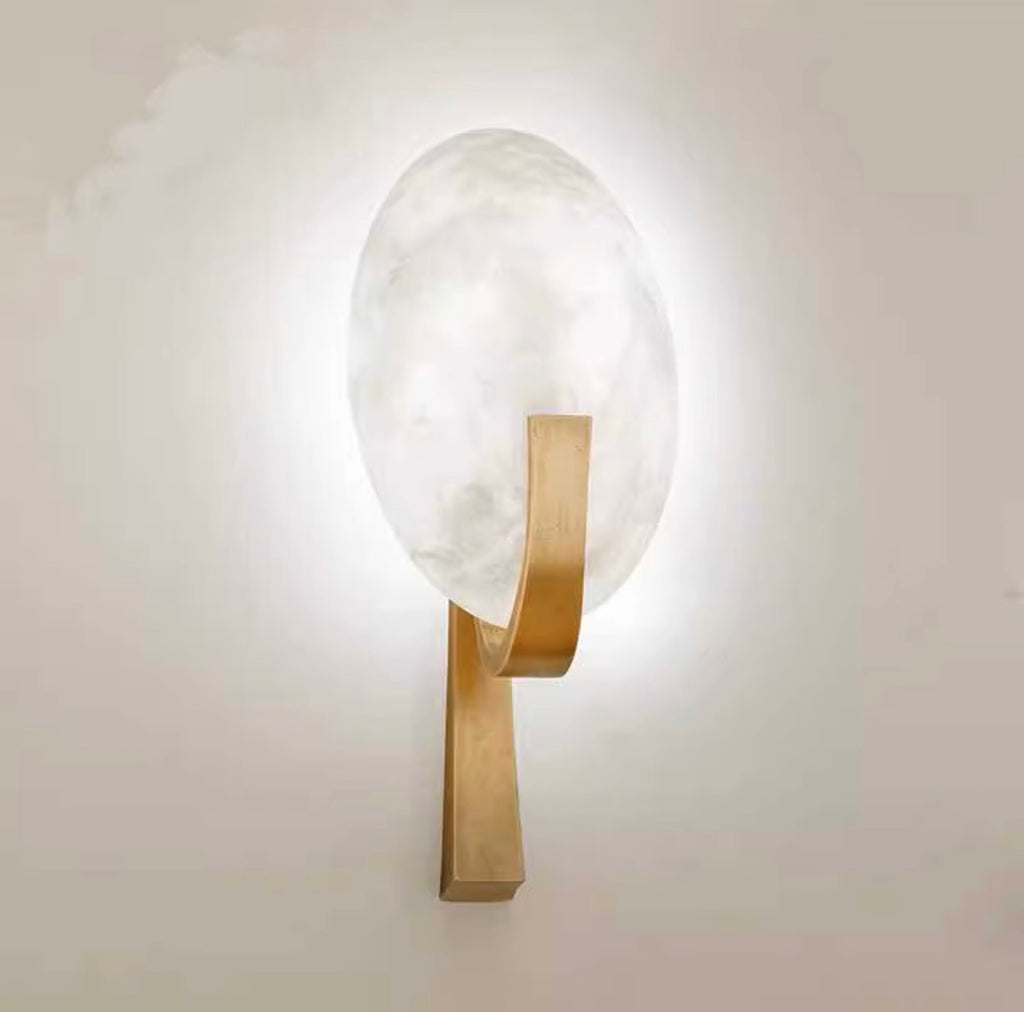 VALMONT ALABASTER WALL SCONCE
