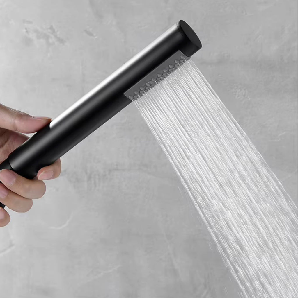 Alessandro Freestanding Tub Filler with Wall-Mounted Hand Shower