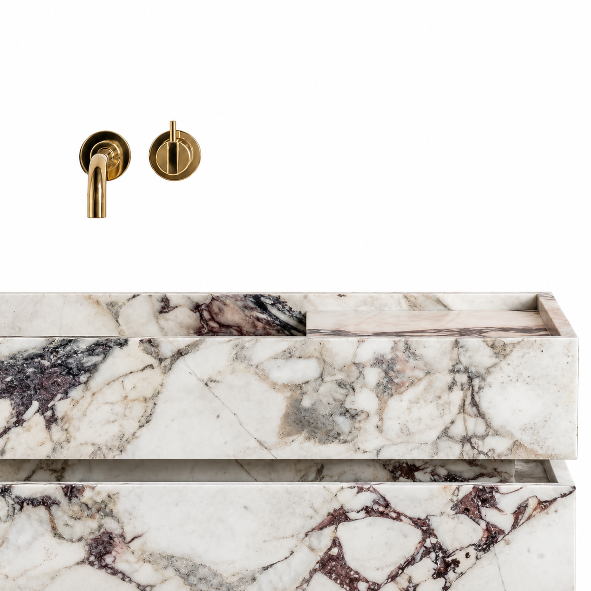 Bianca Viola Marble Bathroom Vanity