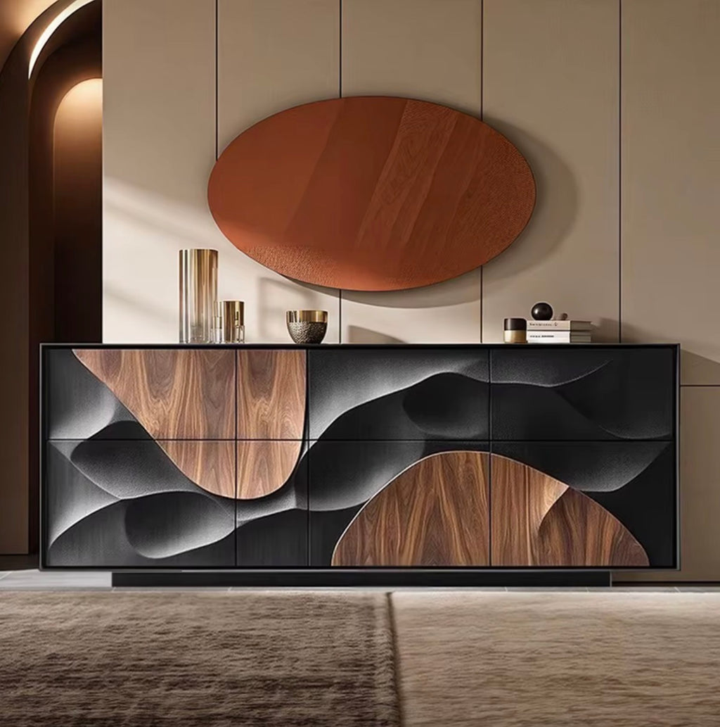 Casa Milano Sculpted Wave Statement Sideboard
