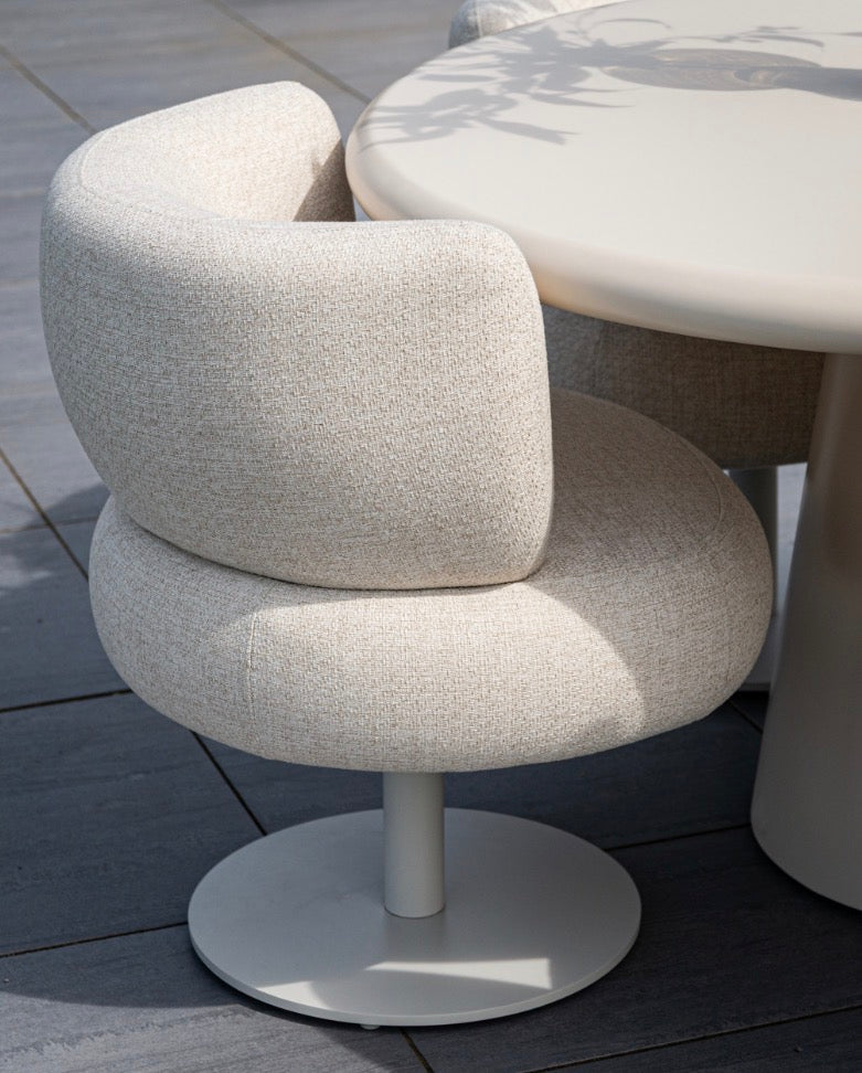 Mason Luxury Outdoor Swivel Dining Chair