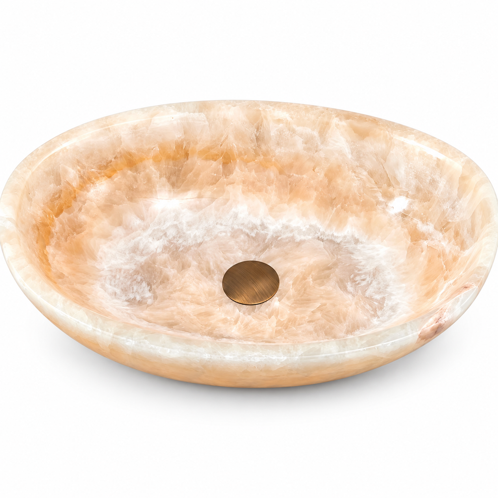 Solène Natural Stone Vessel Basin