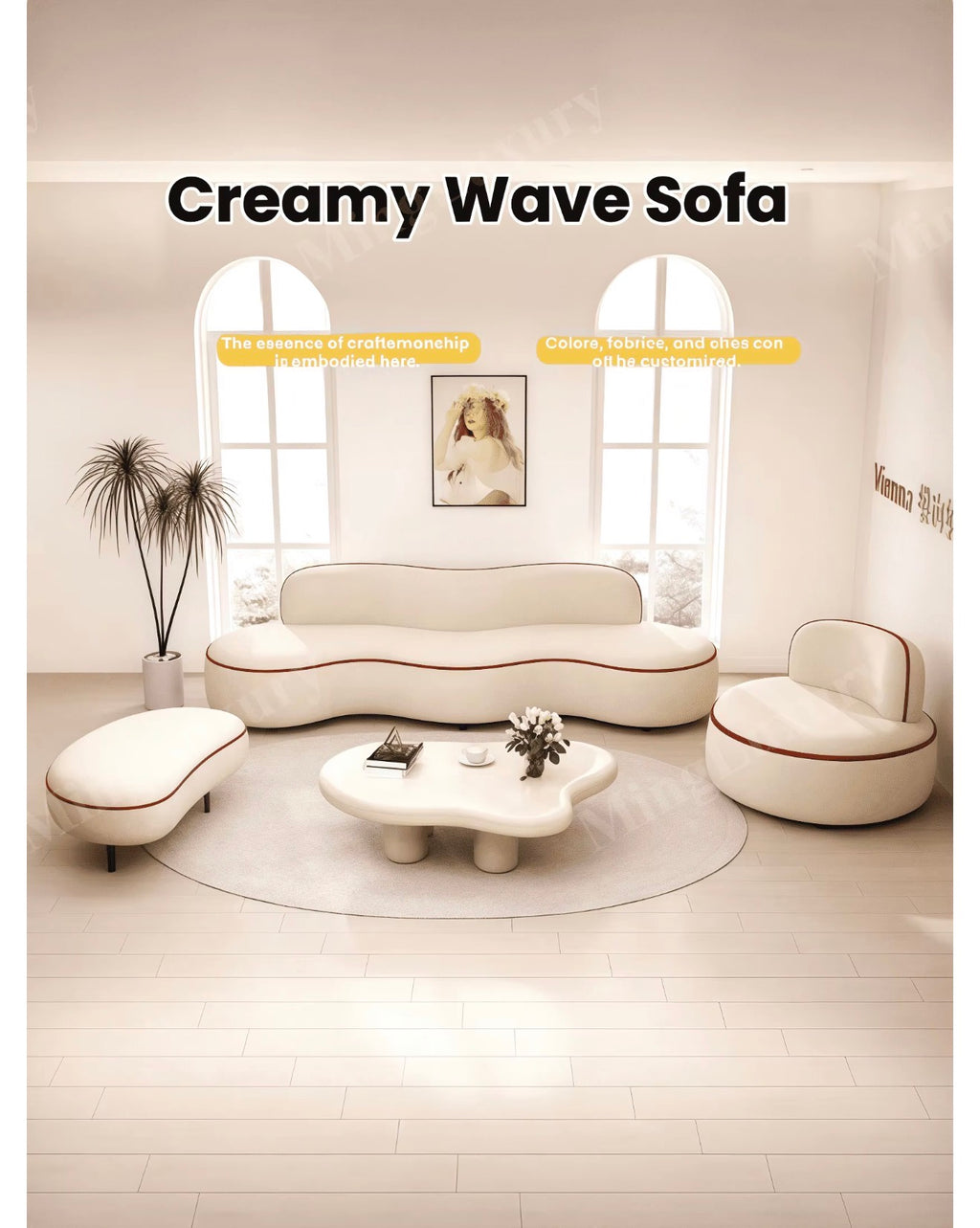 Lorenzo Curved Cloud Sofa