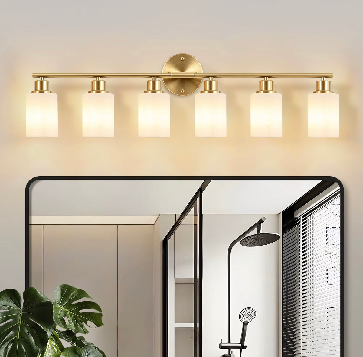 Marielle Frosted Glass Vanity Light