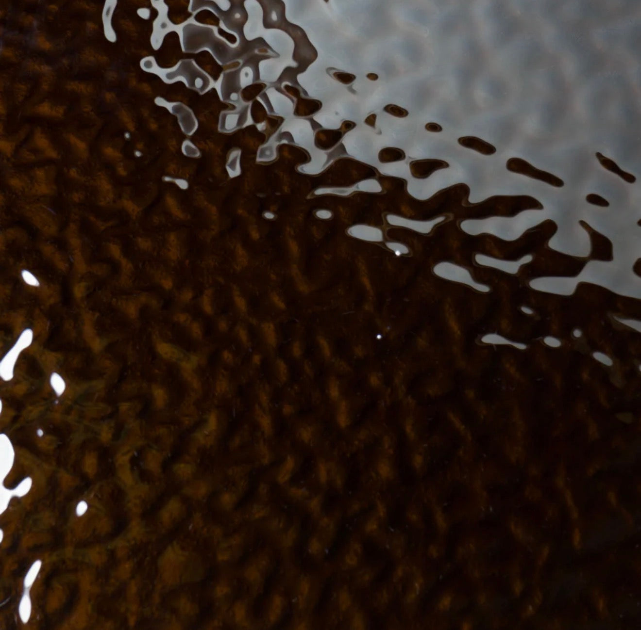 Casa Milano – Pyrite Textured Glass Dining Table