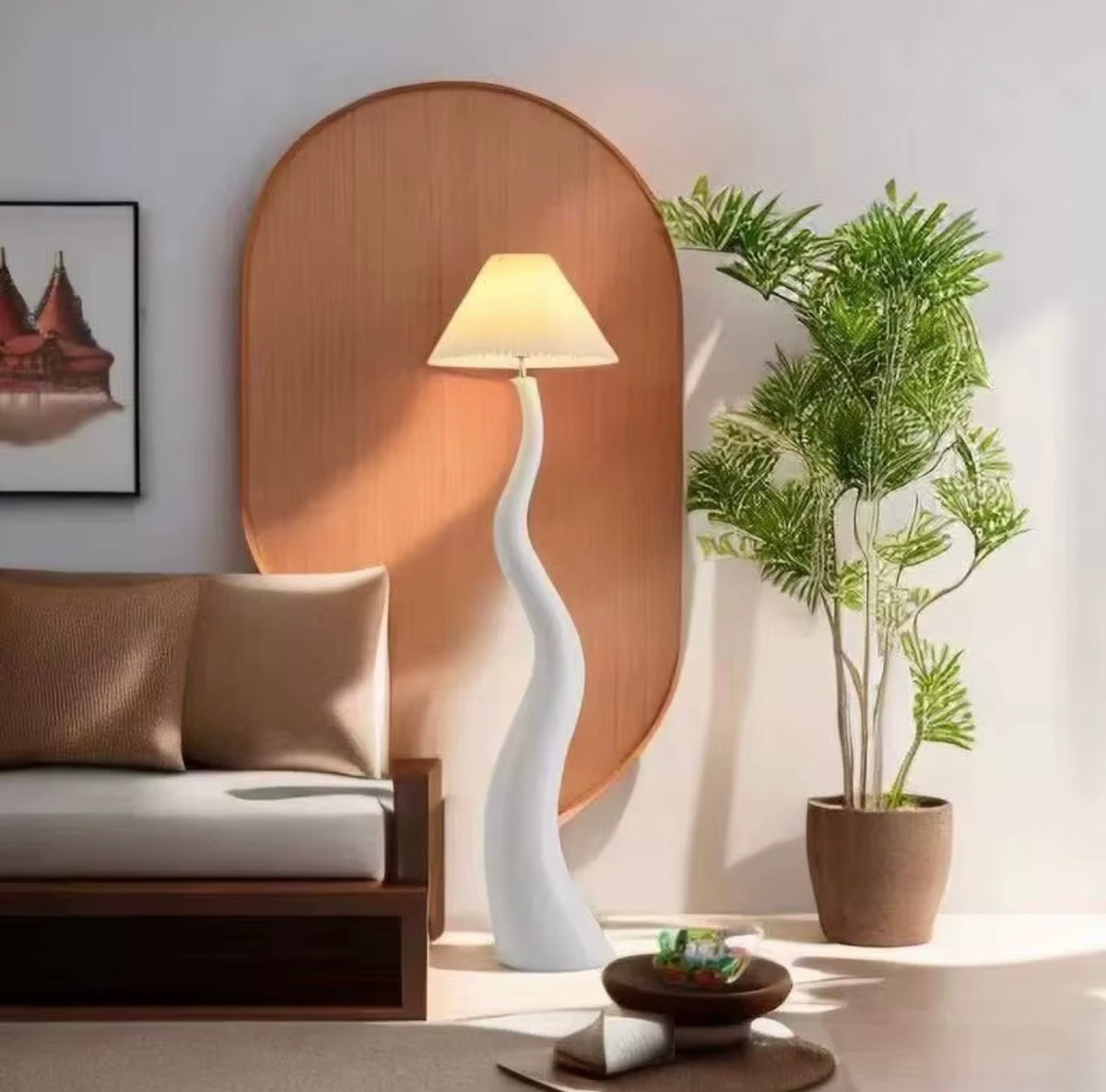 Mushroom Sculpture Floor Lamp