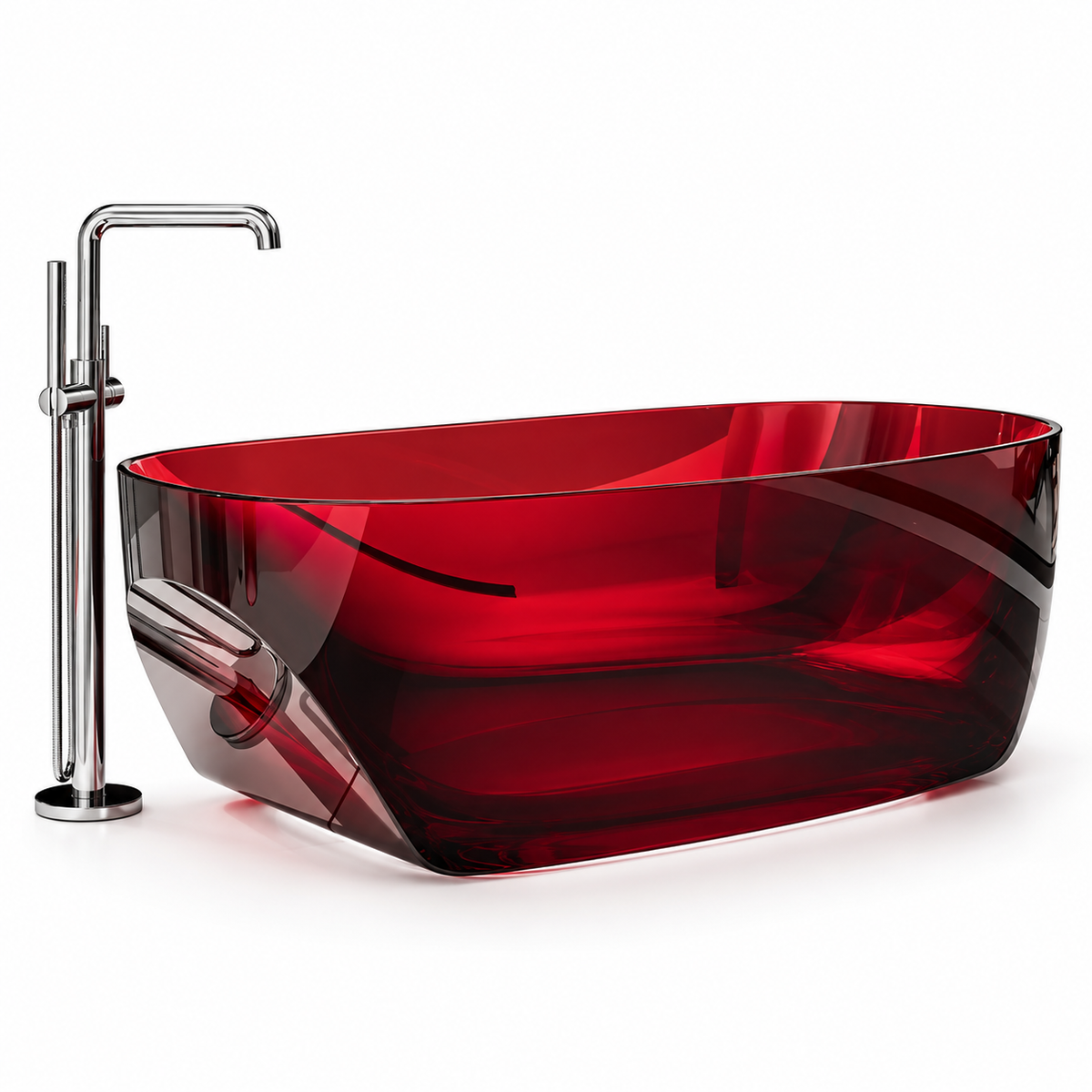 Venezia Transparent Resin Bathtub