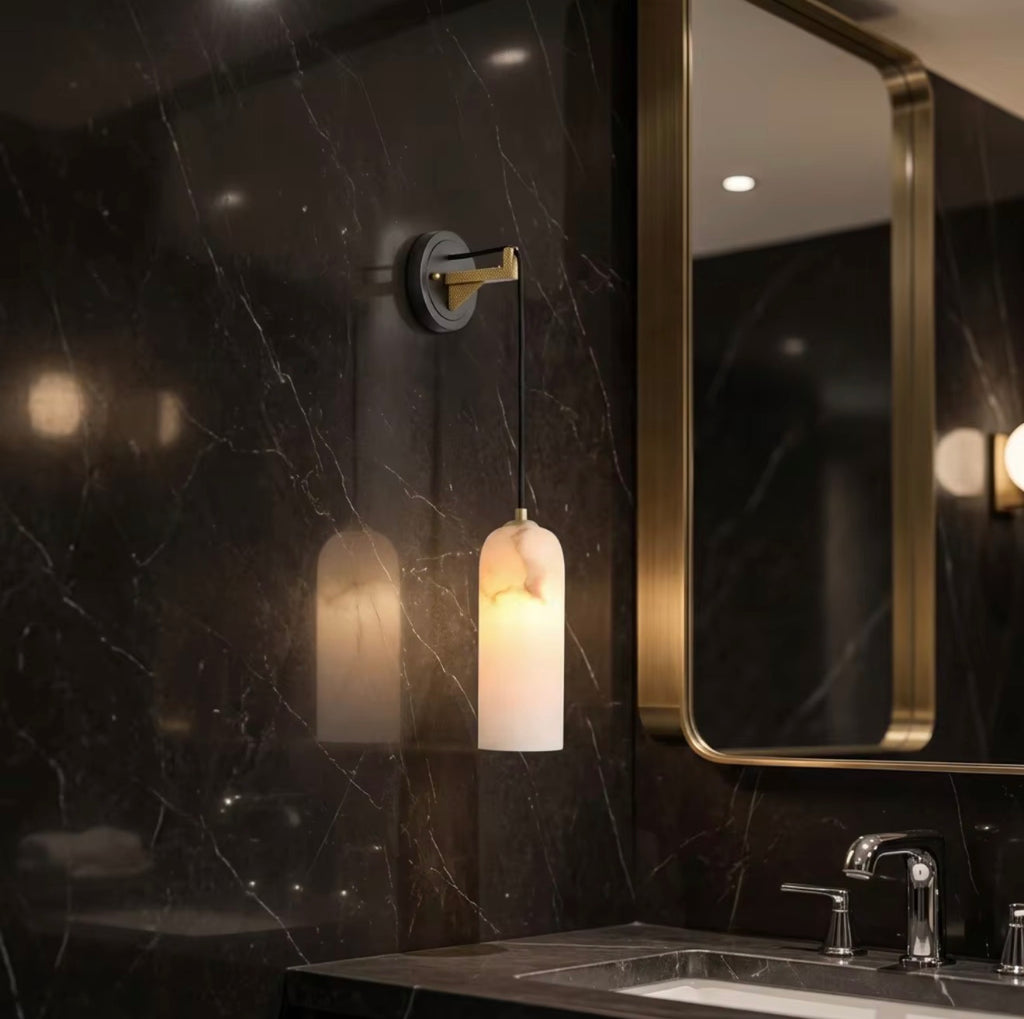 EMERALD SPANISH NATURAL MARBLE WALL LAMP