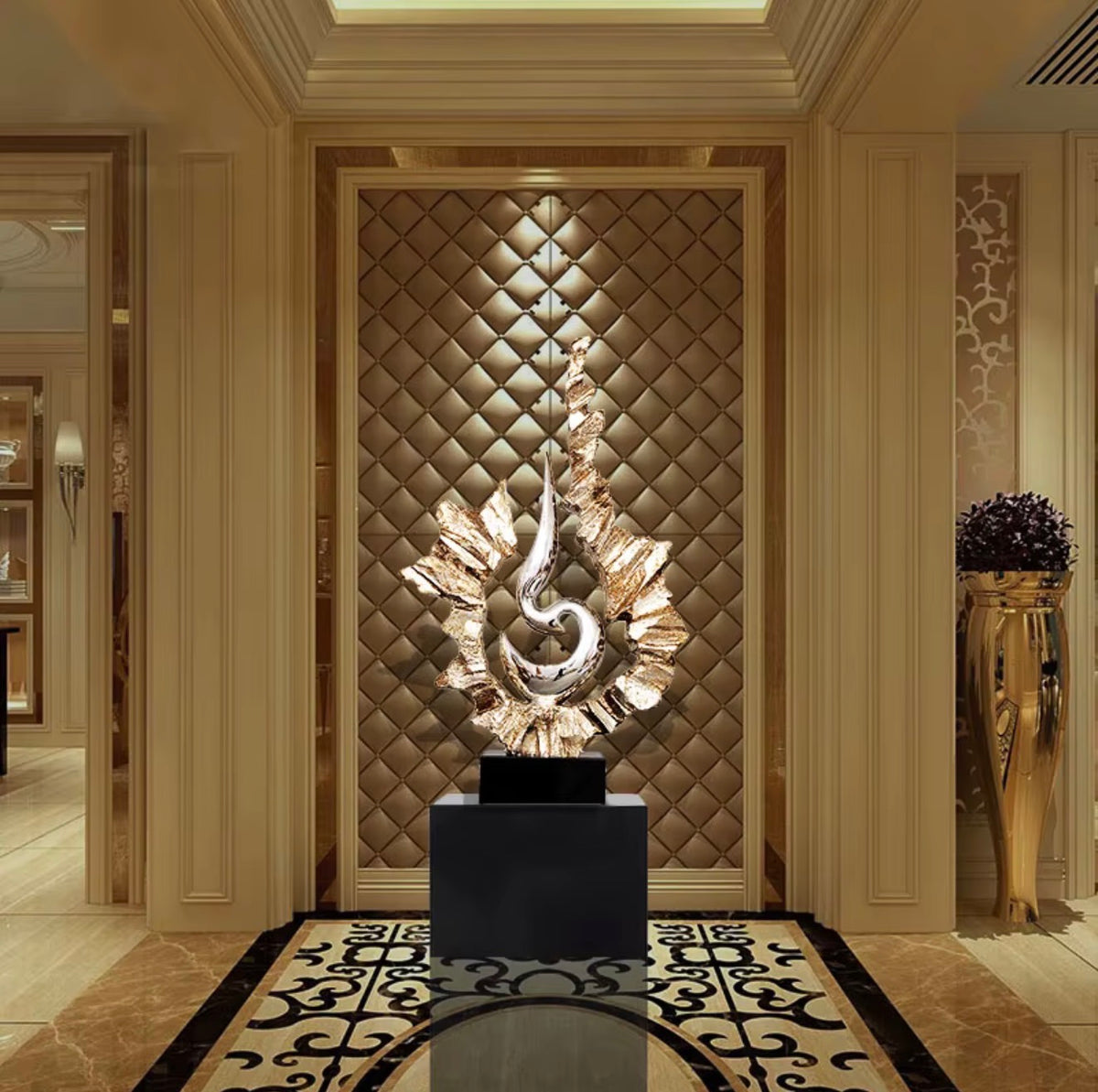 Vespera Sculptural Floor Sculpture