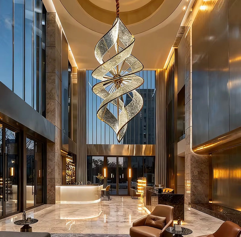 Rhythm Sculptural LED Chandelier