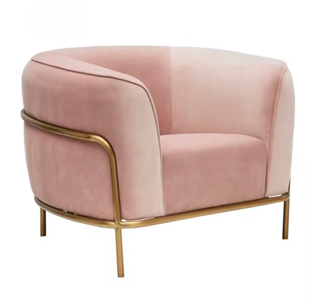 Casa Milano – Bellissima Designer Velvet Accent Chair