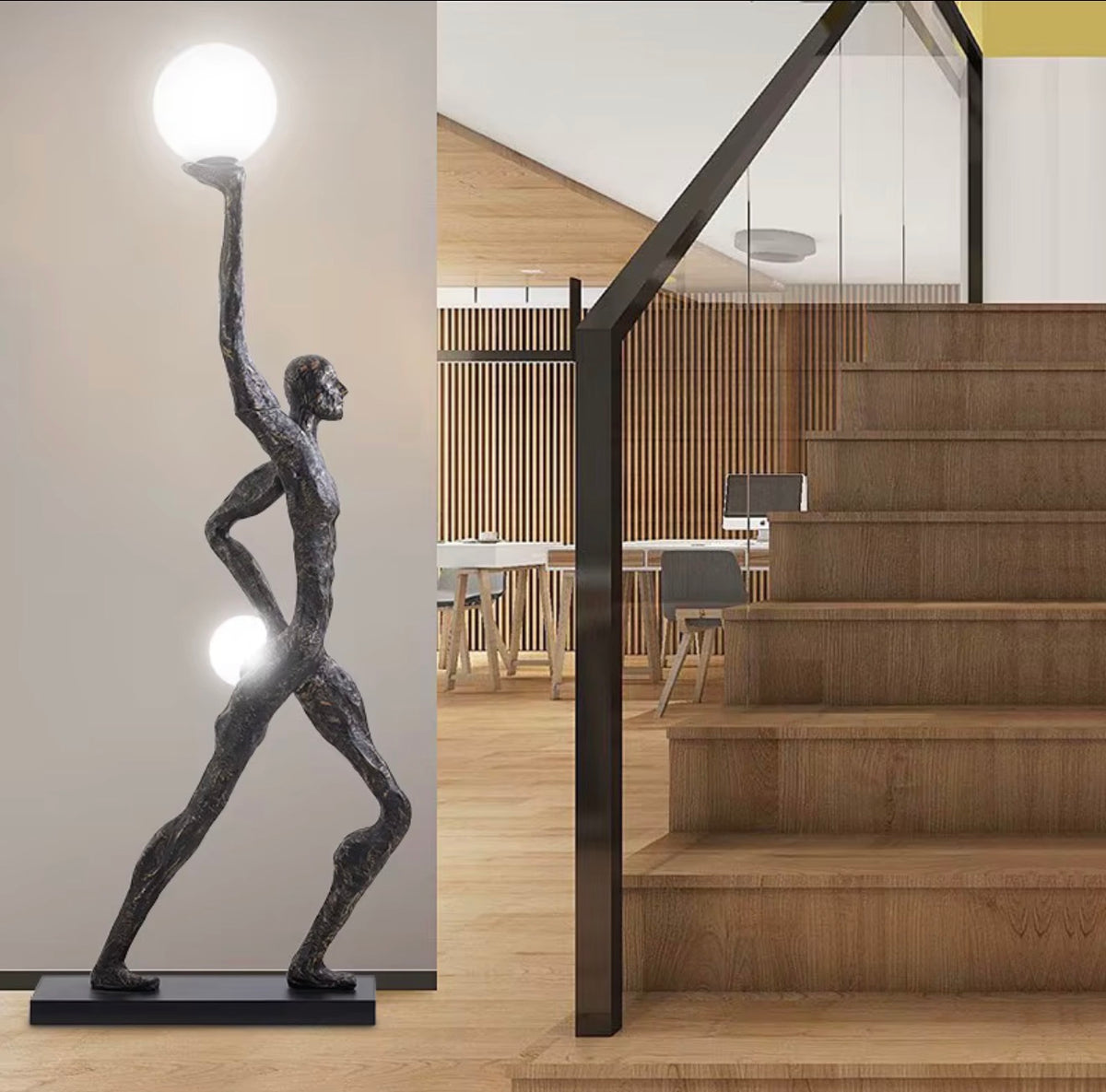 Samson Sculpture Floor Lamp